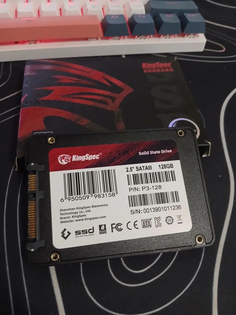 SSD 128gb sata kingspec - Foto 3