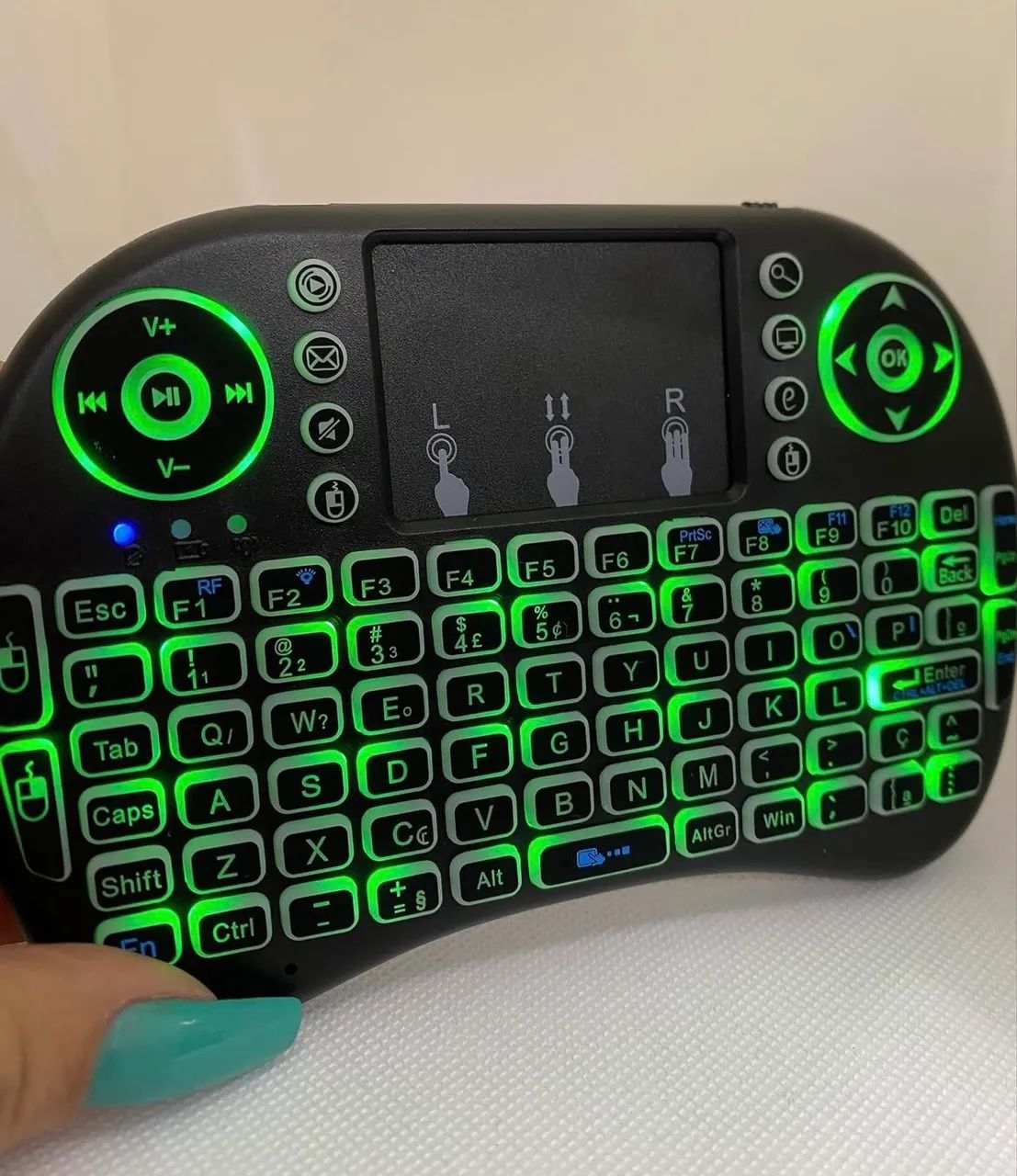 Teclado led controle tv box  - Foto 2