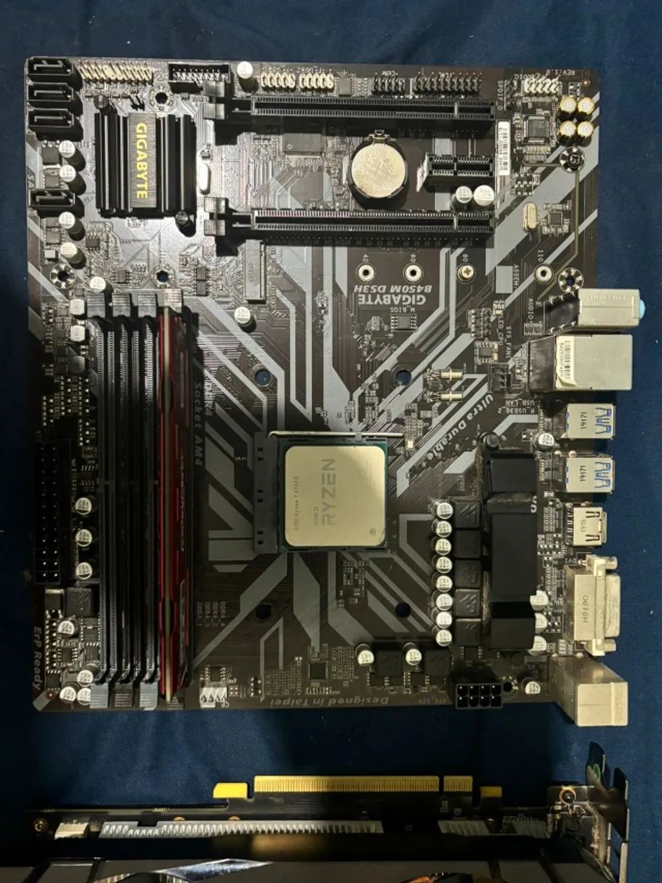KIT PLACA MÃE B450MH + Ryzen 7 3700x 