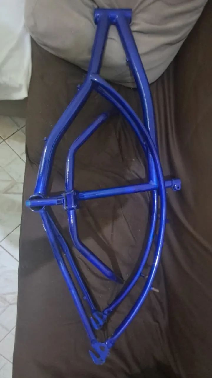 Quadro Caicara aro 26 azul + Guidão - Foto 4