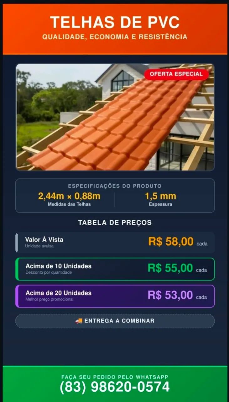 TELHAS PVC - Foto 2