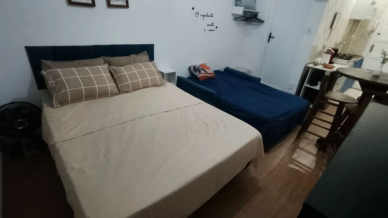 Kit aconchego/Centro de São Vicente (3 minutos a pé da praia) - Foto 2