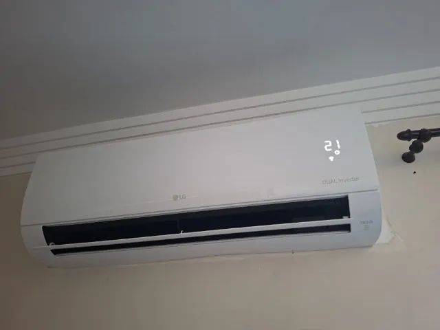 Ar Condicionado LG 12.000 Btus WiFi Dual Inverter Voice +Ai frio S3-Q12JA31K 220V Seminovo - Foto 6