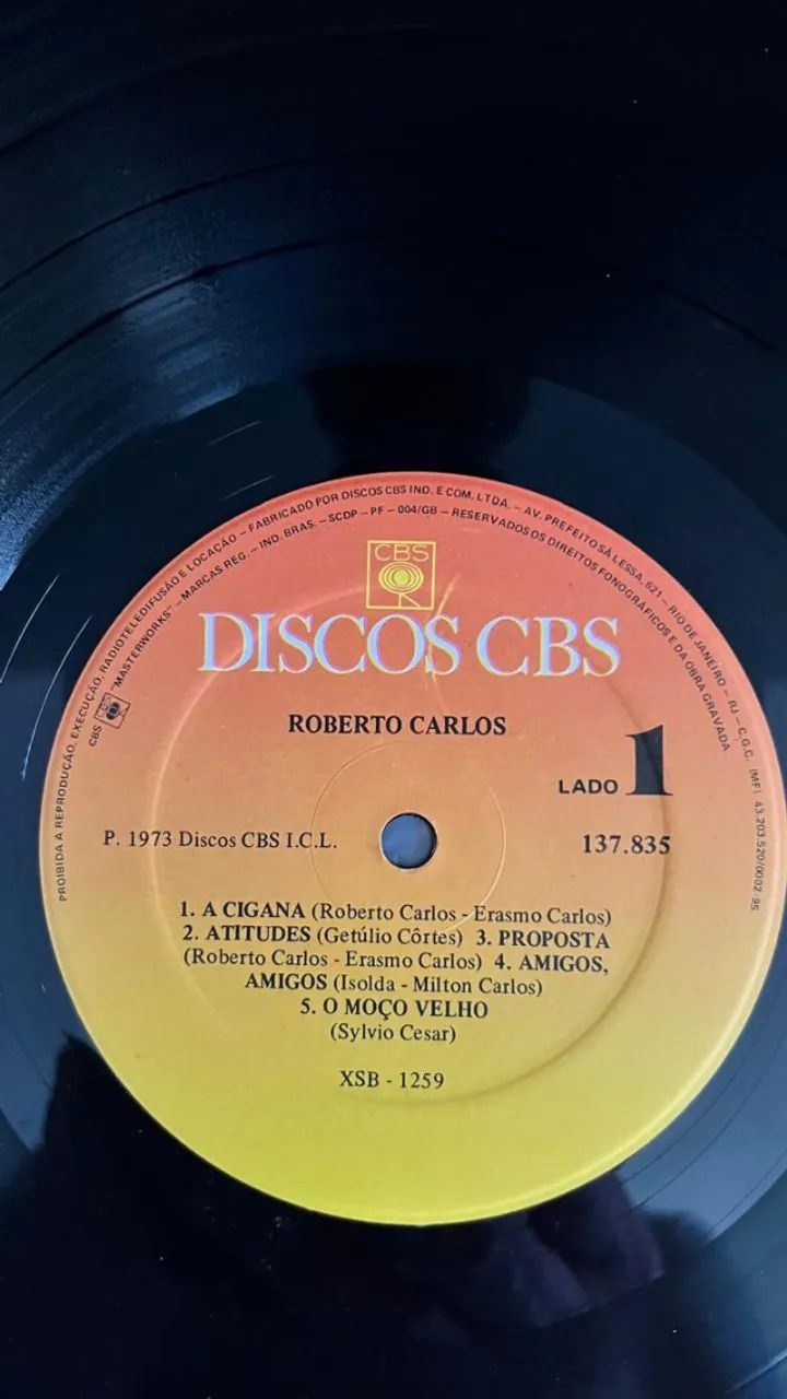 LP VINIL Roberto Carlos - 1973 - Foto 4