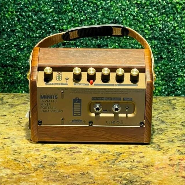 Amplificador para Violão Mini 15 NT Custom Sound com Efeito e Bluetooth - Foto 2
