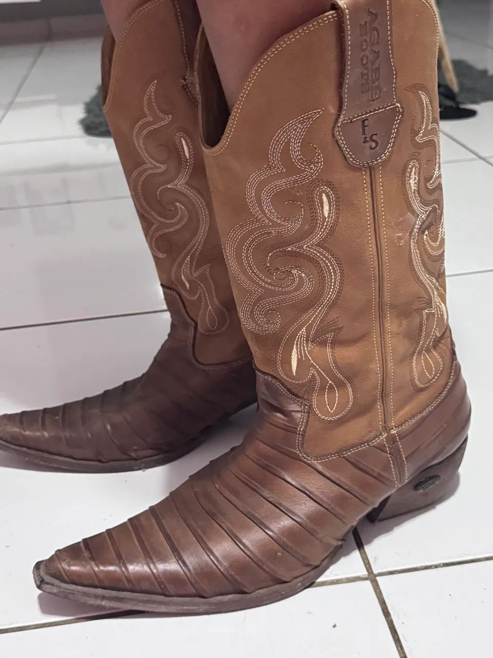 Bota em couro legítimo  - Foto 3