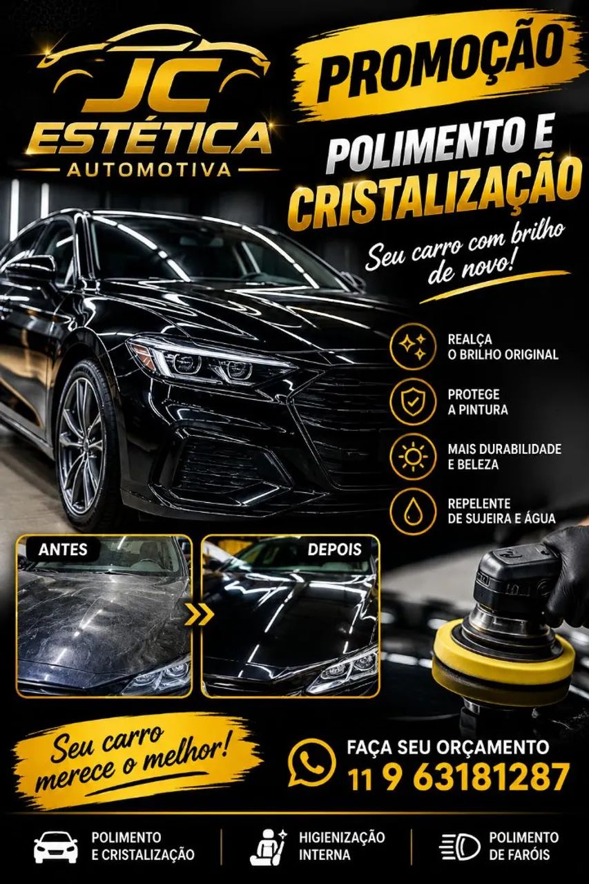 polimento e cristalização 