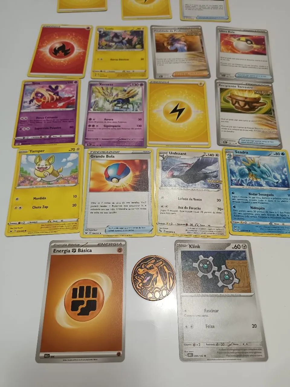 Moeda e cartas pokémon  - Foto 3