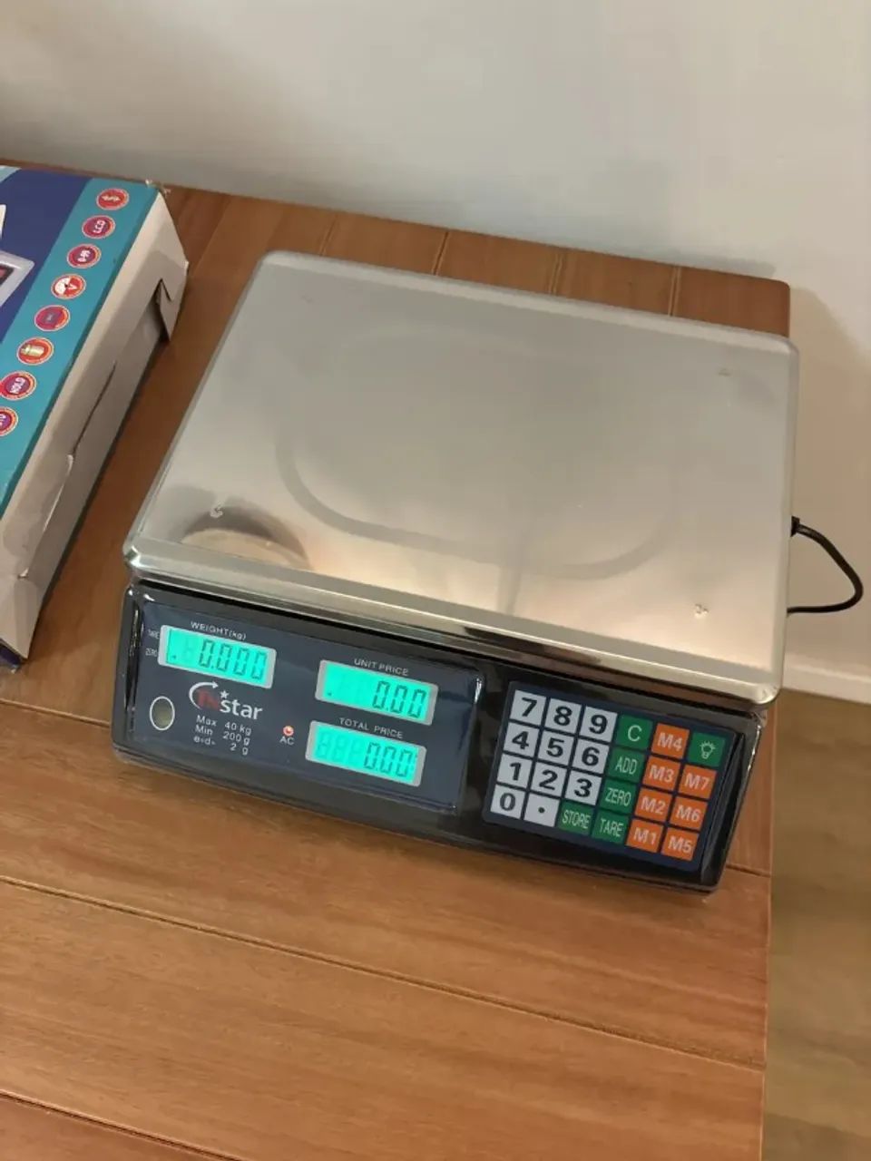 Balança Digital 40kg com Bateria e Tela Eletrônica Pronta entrega - Foto 2