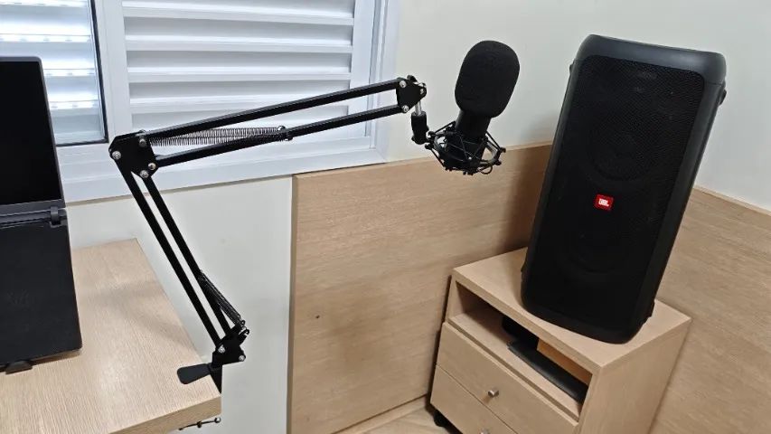 Microfone Condensador BM-800 Completo + Braço + Pop Filter - Foto 5