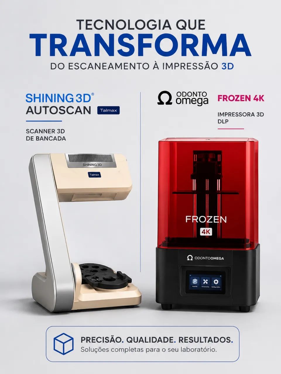 Vendo scanner e impressora 3D