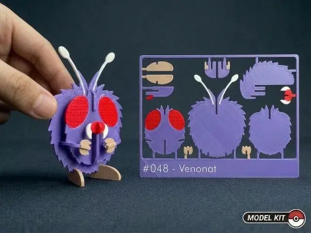 Pokemon #048 - Cartão de kit Venonat