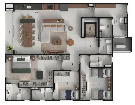 PLANTA 133m²