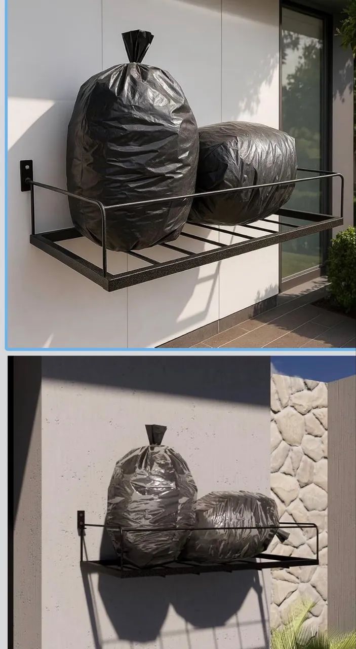 Lixeira de muro