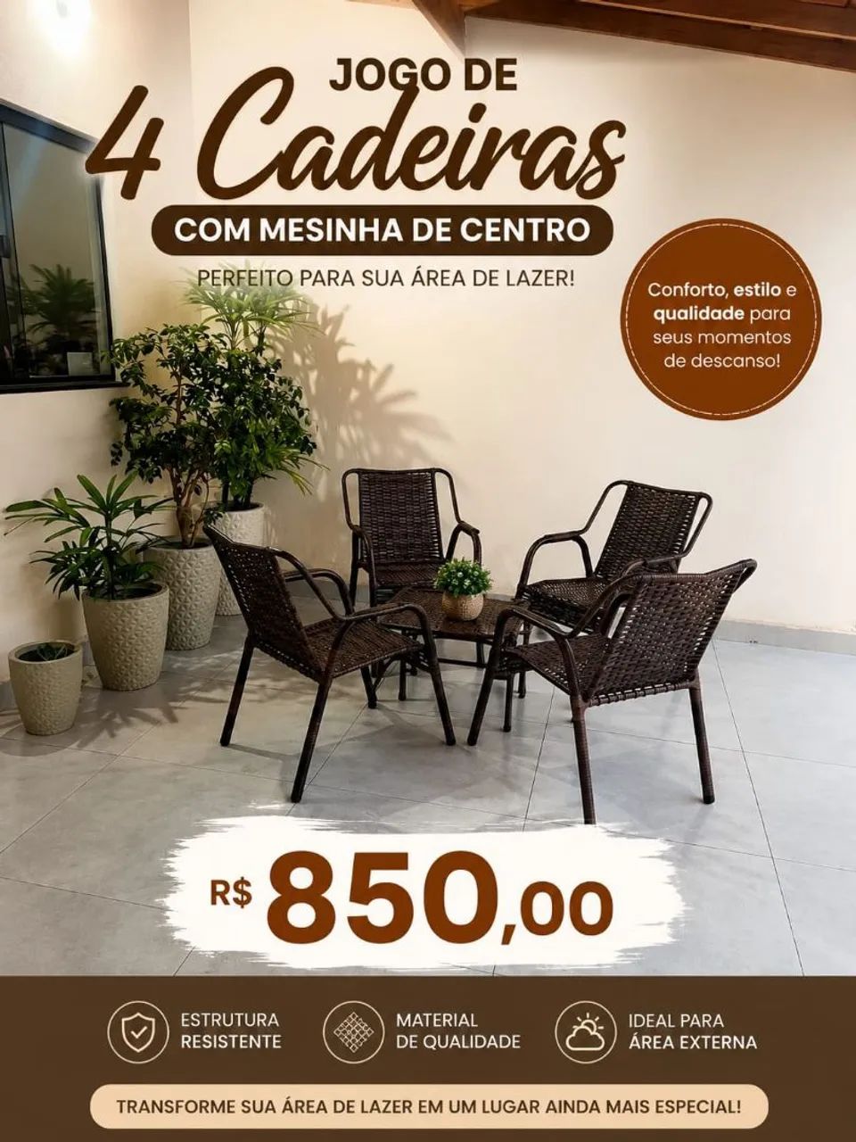 Jogo de cadeira 