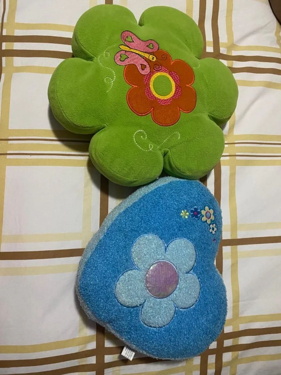 Travesseiros de pelúcias