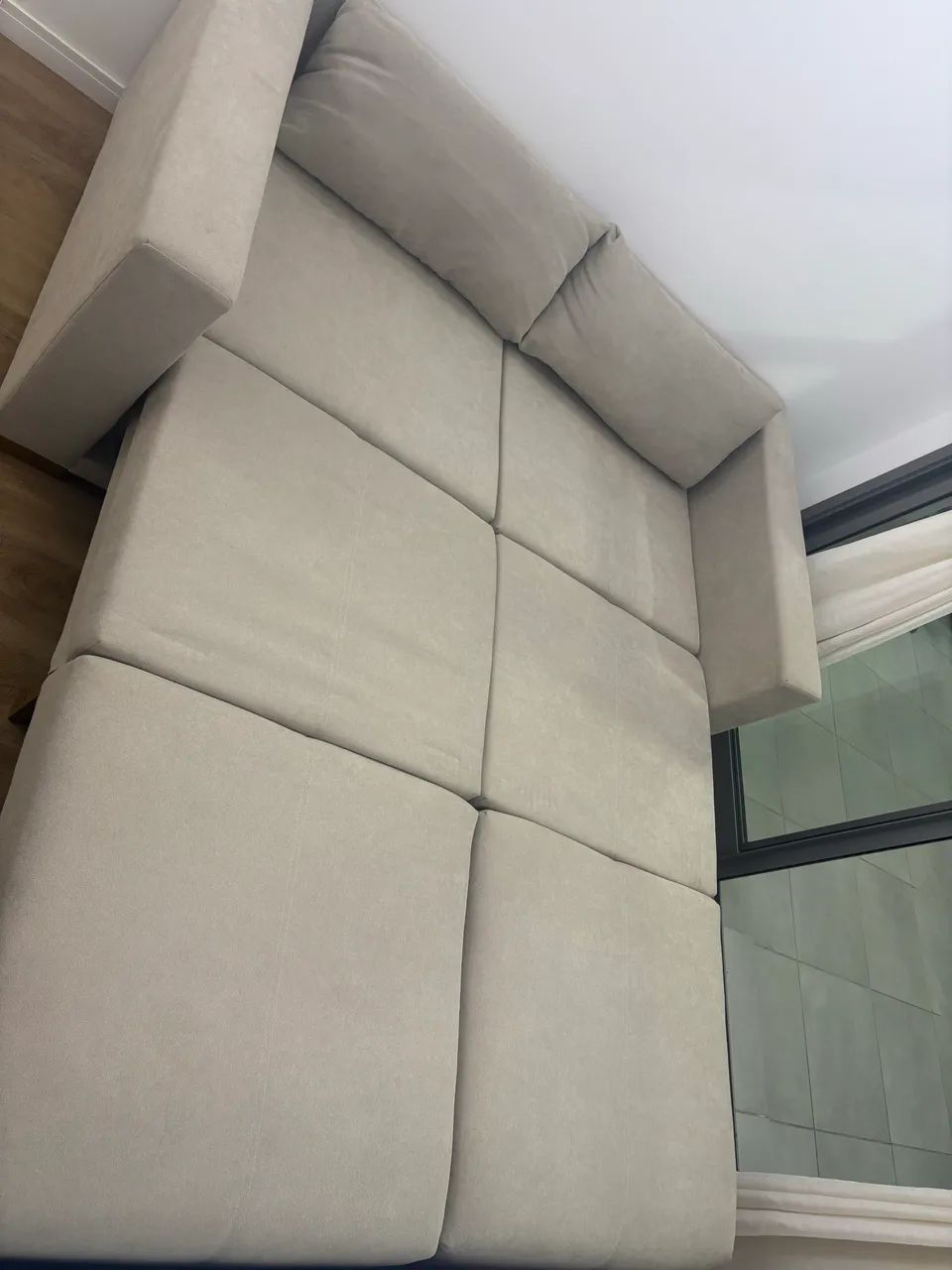 Sofa cama de casal tok stok com alta qualidade e sem uso  - Foto 2