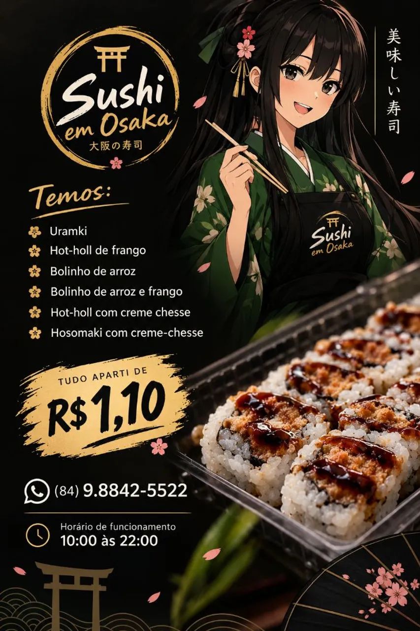 SUSHI SÓ 1,10!