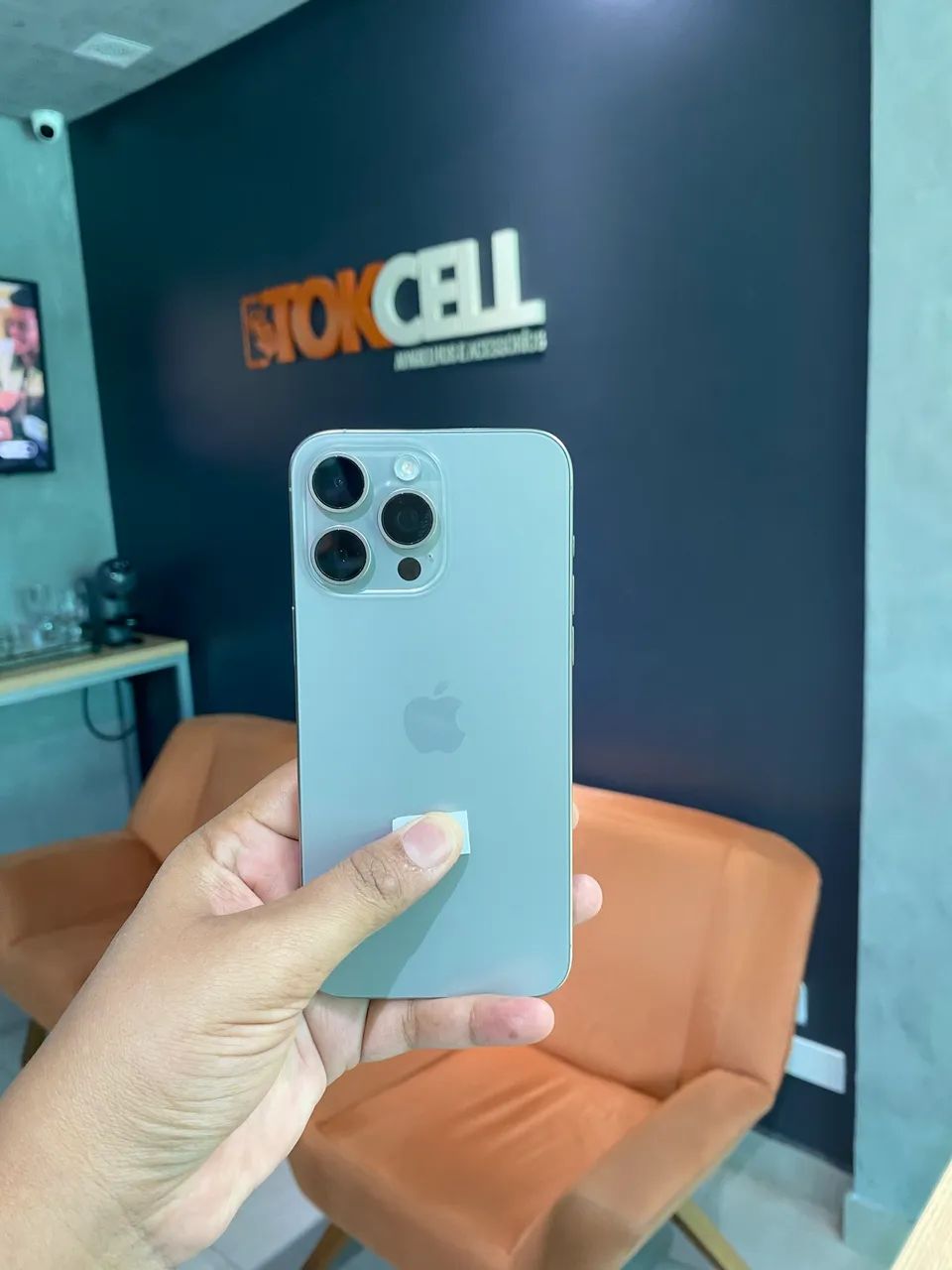 iPhone 15 Pro Max FACE ID OFF 256gb Natural Seminovo Garantia Loja