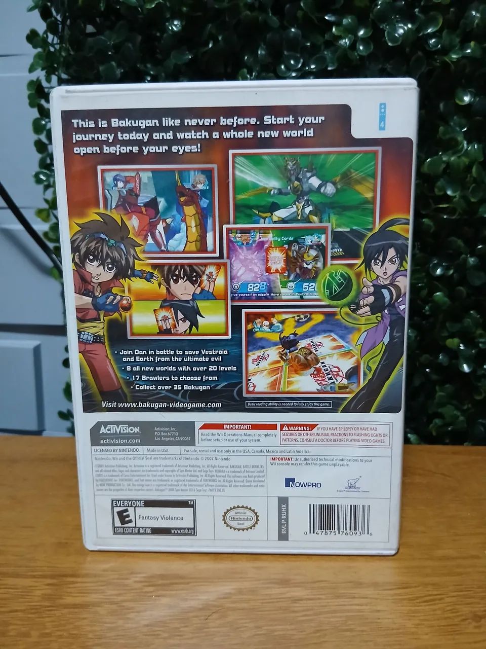 BAKUGAN JOGO WII ORIGINAL - Foto 2