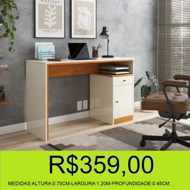 escrivaninha - lançamento - compre hoje e receba em até 72 horas  - Foto 2