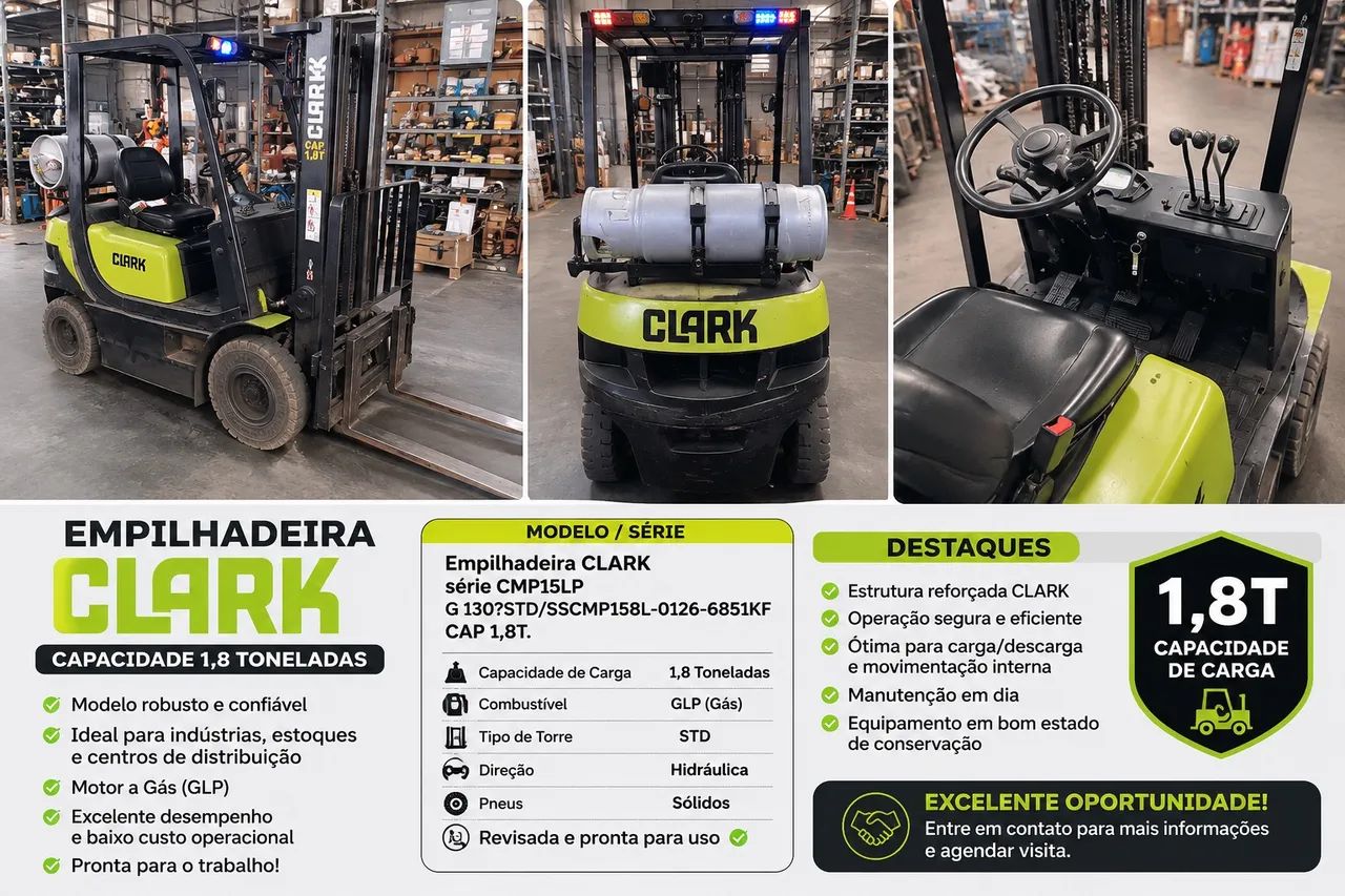 Vendo empilhadeira Clark