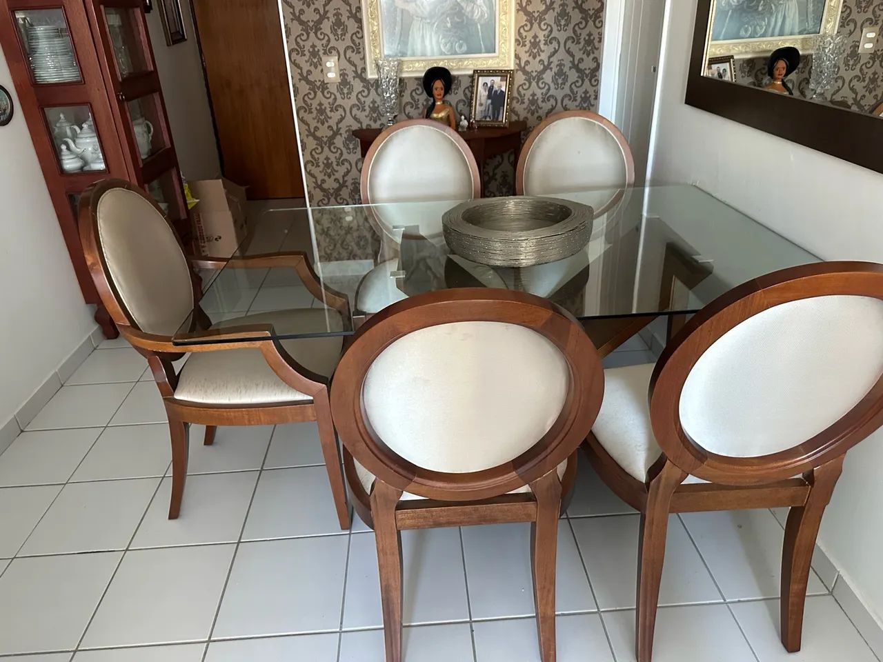 Vendo Mesa e 5 cadeiras Parma - Foto 2