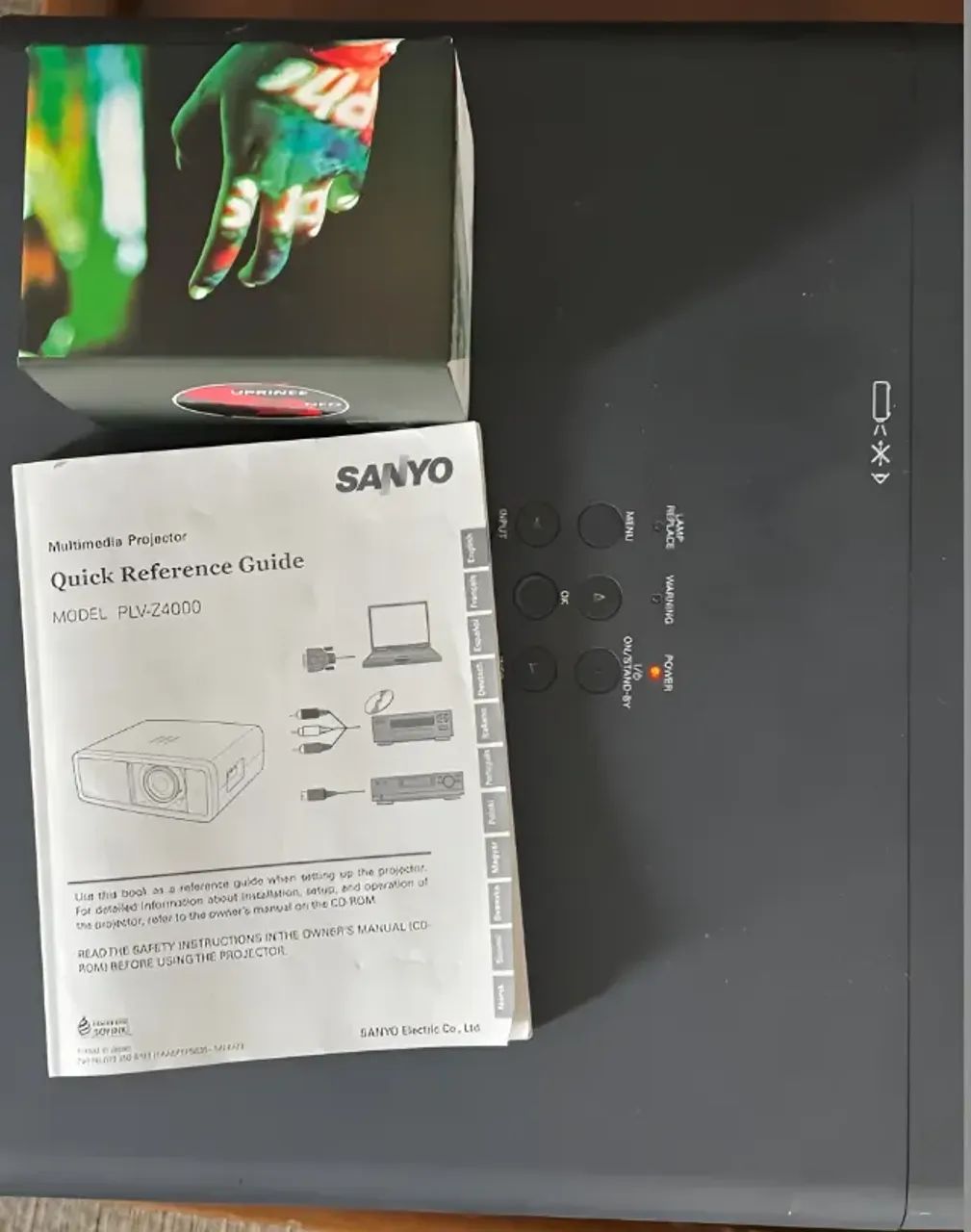Projetor Sanyo Plv Z4000, Com Lâmpada Extra Nova = Marantz (Usado) - Foto 3