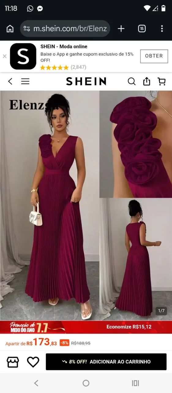 Vestido de festa - Foto 2