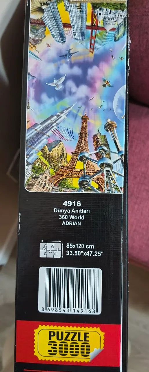 Quebra cabeça 3000 peças novo - Foto 3