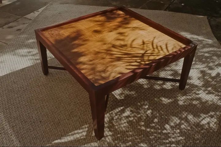 MESA DE CENTO MADEIRA 70 x 70 x 35cm - Foto 2