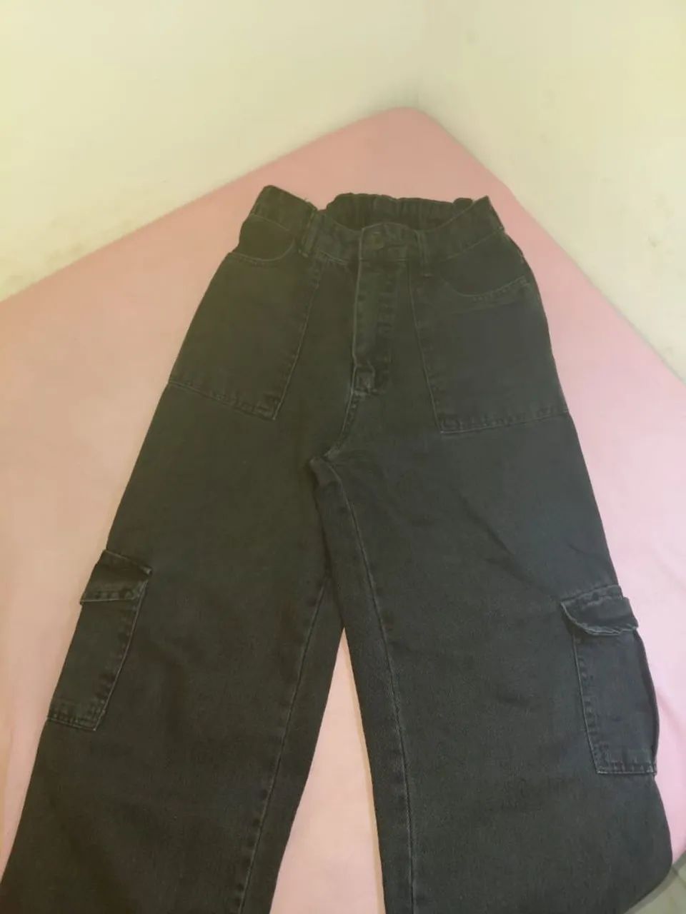 Calça cargo preta - Foto 2