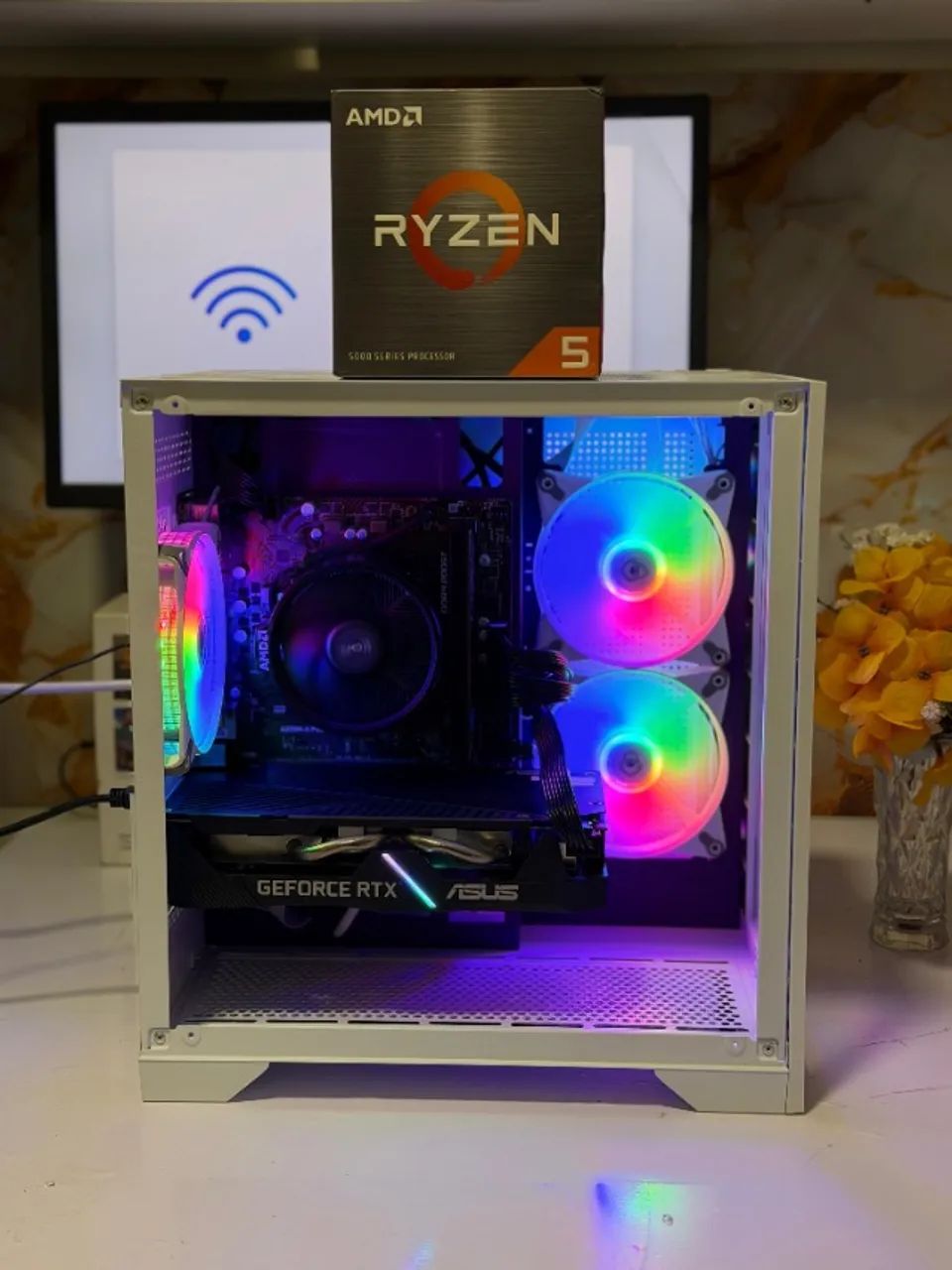 PC gamer Ryzen 5 5500 + RTX 2060 + 16GB  - Foto 2