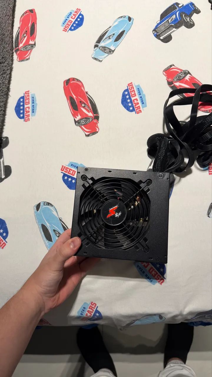 Fonte SuperFrame 600W 80 Plus Bronze SF-B600FL - Funcionando Perfeitamente - Foto 5