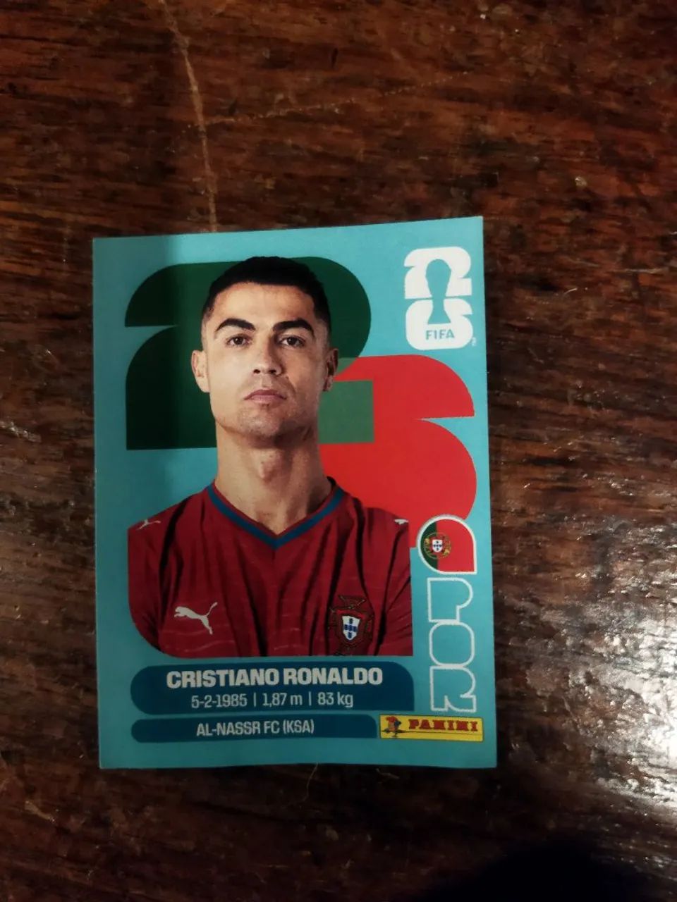 Figurinha Cristiano Ronaldo 