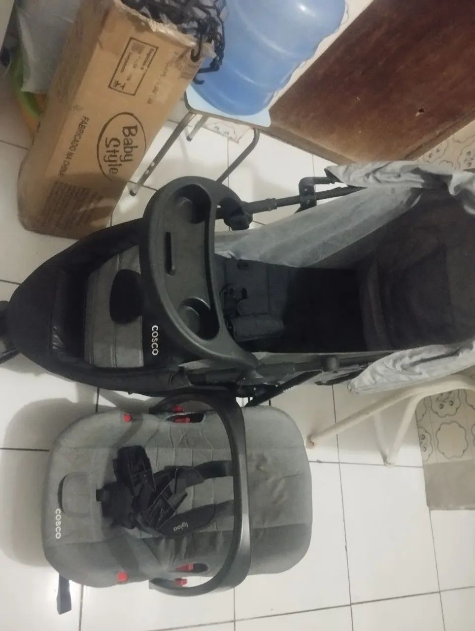 Carrinho com bebê conforto  - Foto 5