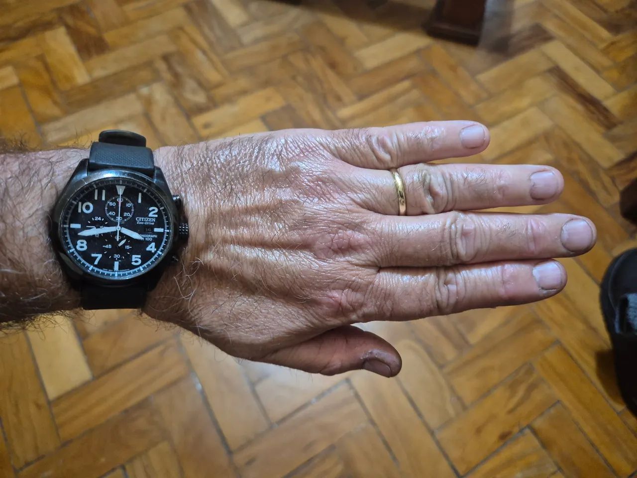 Relógio Citizen Eco-Drive Chronograph CA0255-01E (Funcionando 100%)