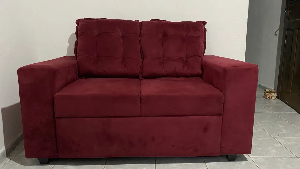 VENDO - Sofá de 2 e 3 lugares - Seminovo em Perfeito Estado - Foto 2