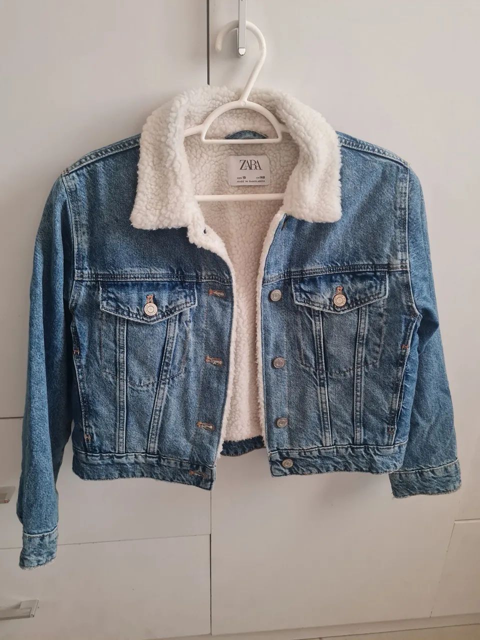 Jaqueta peluciada Zara
