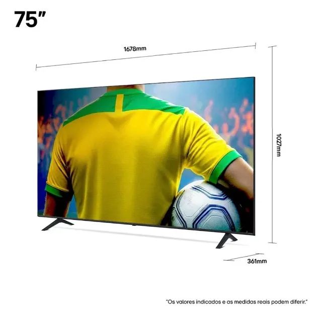 Smart TV LG 75 Polegadas Qned Lacrada | Nota Fiscal  - Foto 2