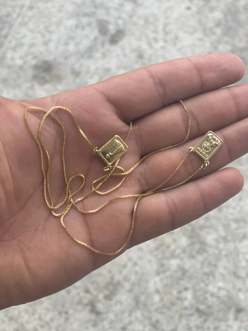 Escapulário banhado a ouro 18 k  - Foto 4