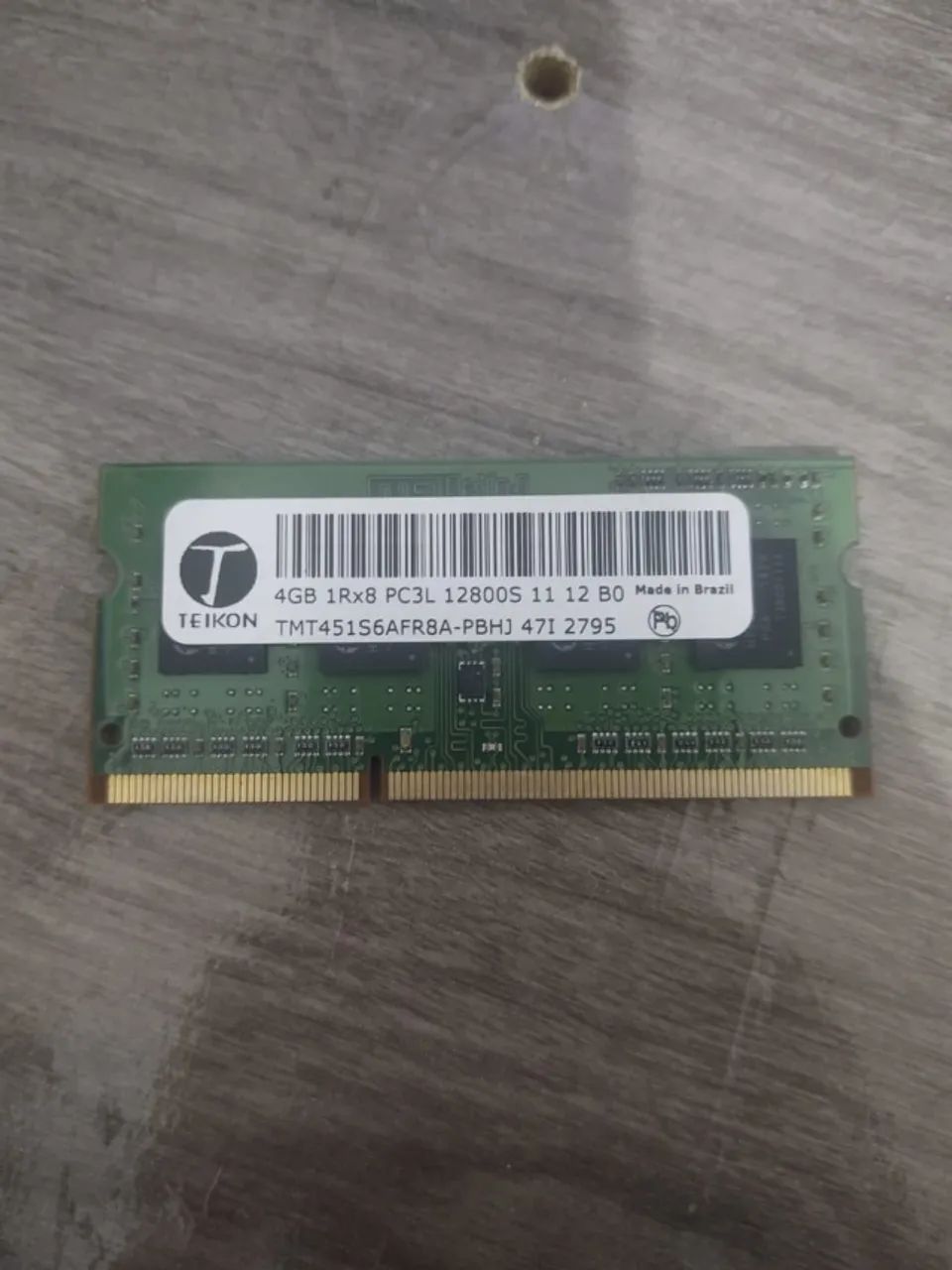 Vendo memória Teikon 4GB PC3L 12800S