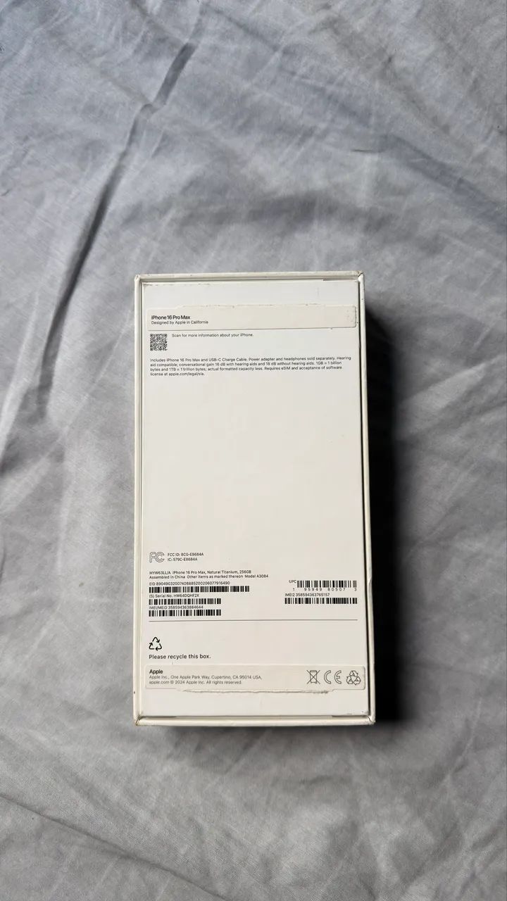 iphone 16 pro max 256gb prata - Foto 4