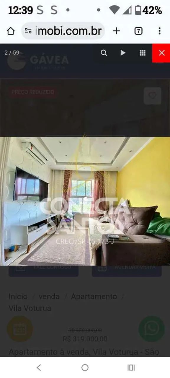 Apto 2 quartos São Vicente - R$ 380 mil, Cod: 1995 - Foto 2