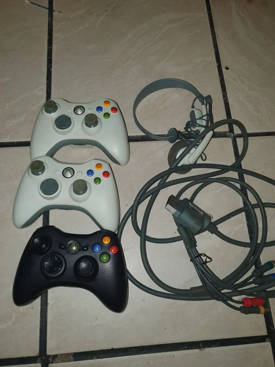 Controles e Acessórios xbox 360