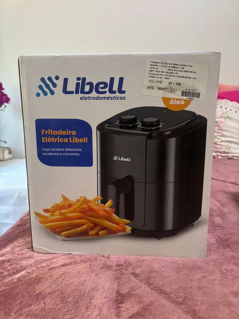 Fritadeira Elétrica Airfryer Libell - Nova na Caixa! - Foto 2