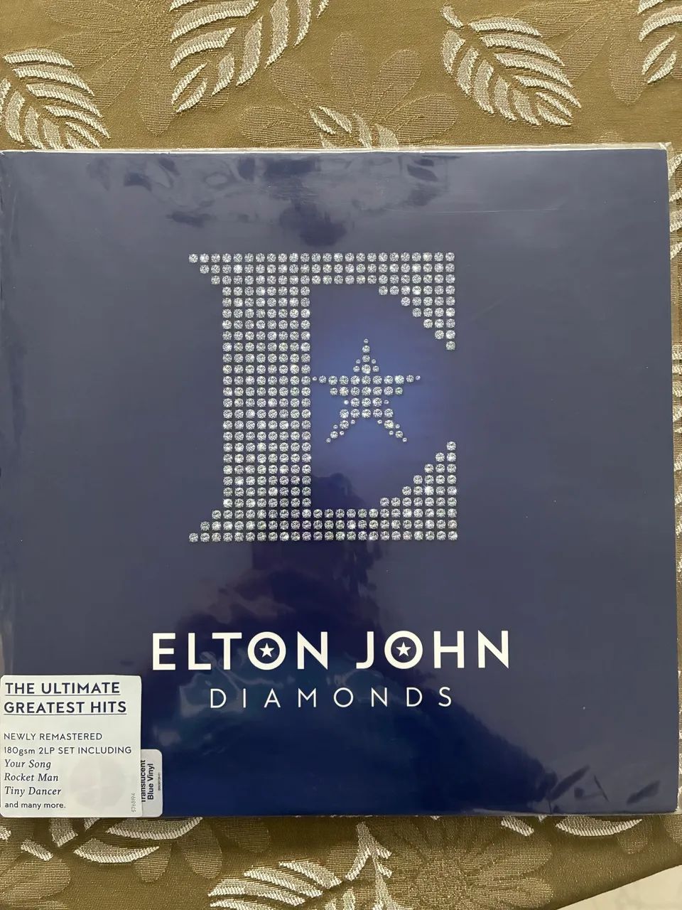 Vinil duplo  azul  ELTON JOHN DIAMONDS 