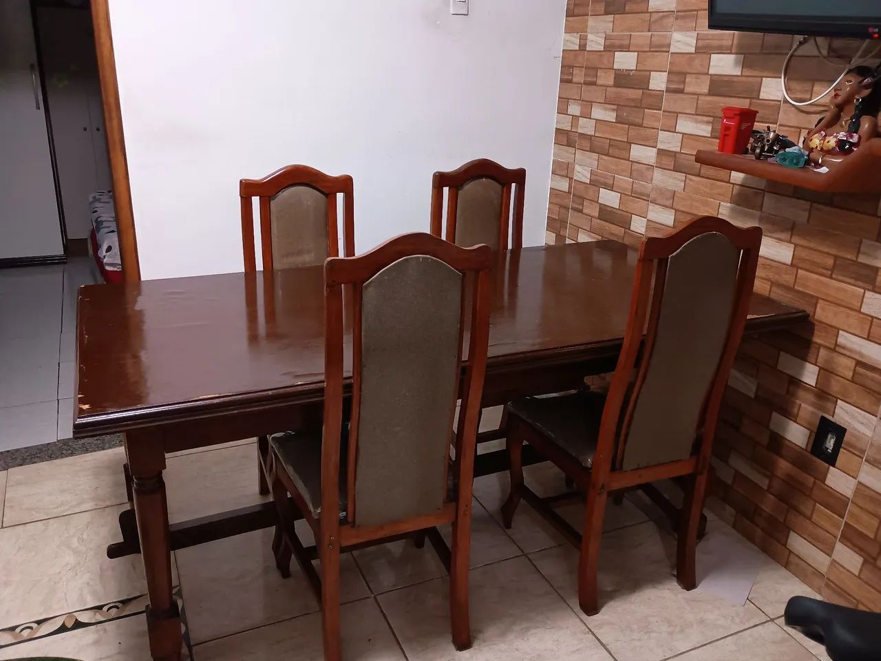 Mesa de madeira  - Foto 3