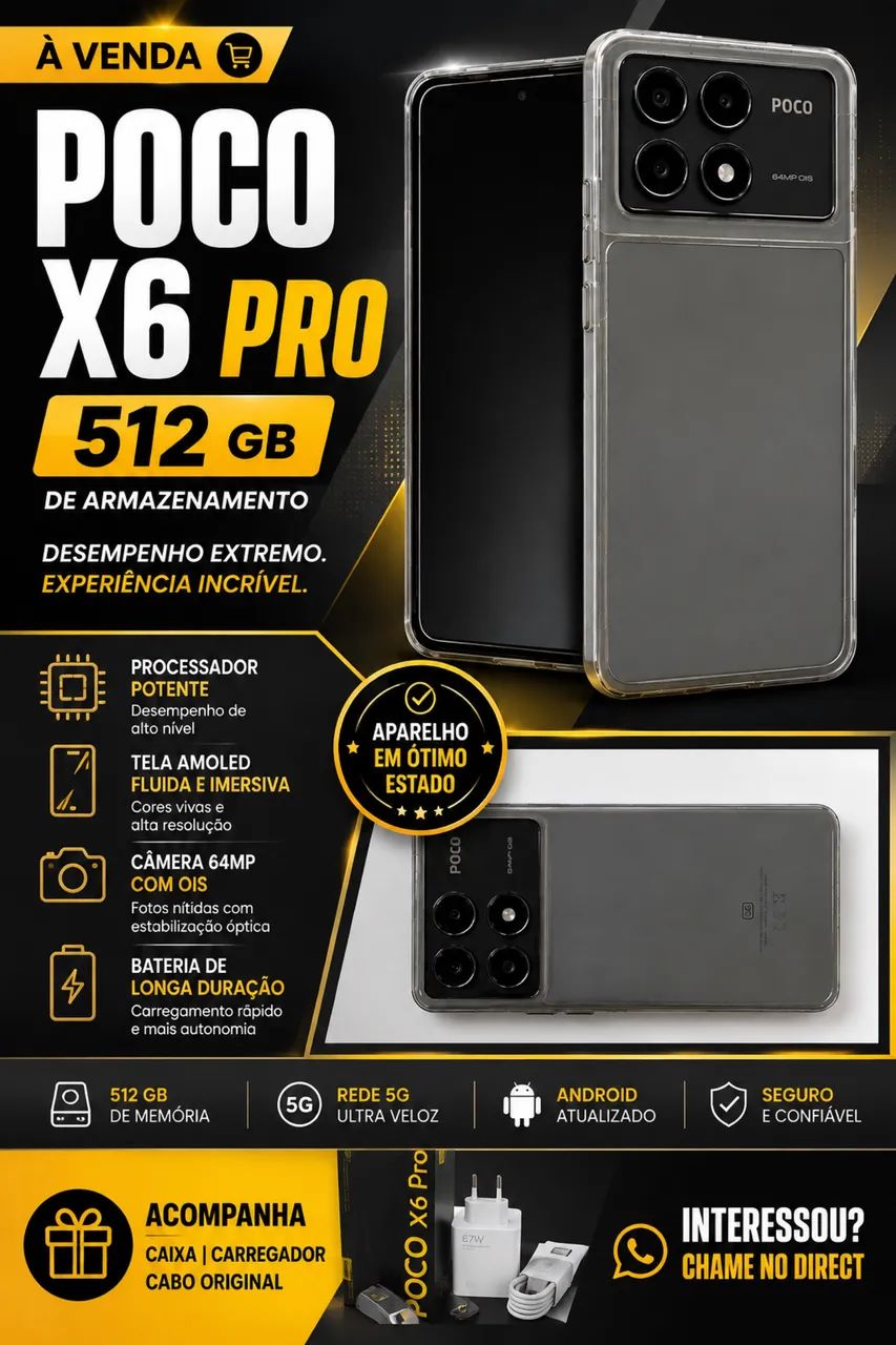 POCO X6 PRO 512 Gigas - Foto 4