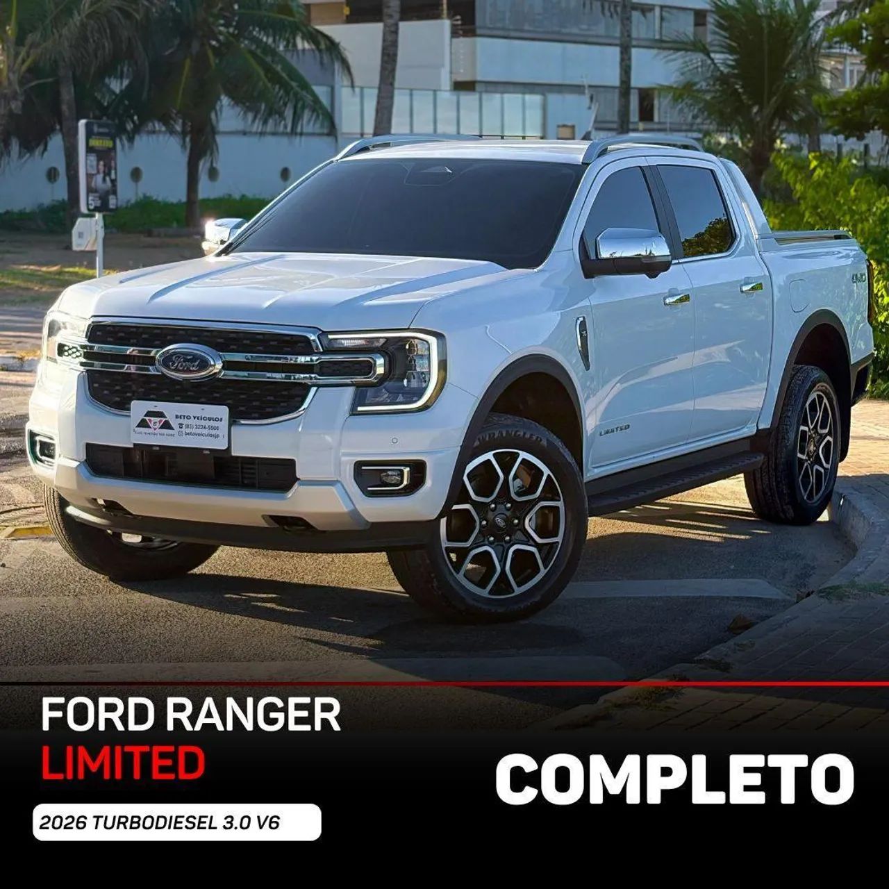 Ford Ranger Limited 3.0 V6 4X4 CD TB Die. AUT 2026